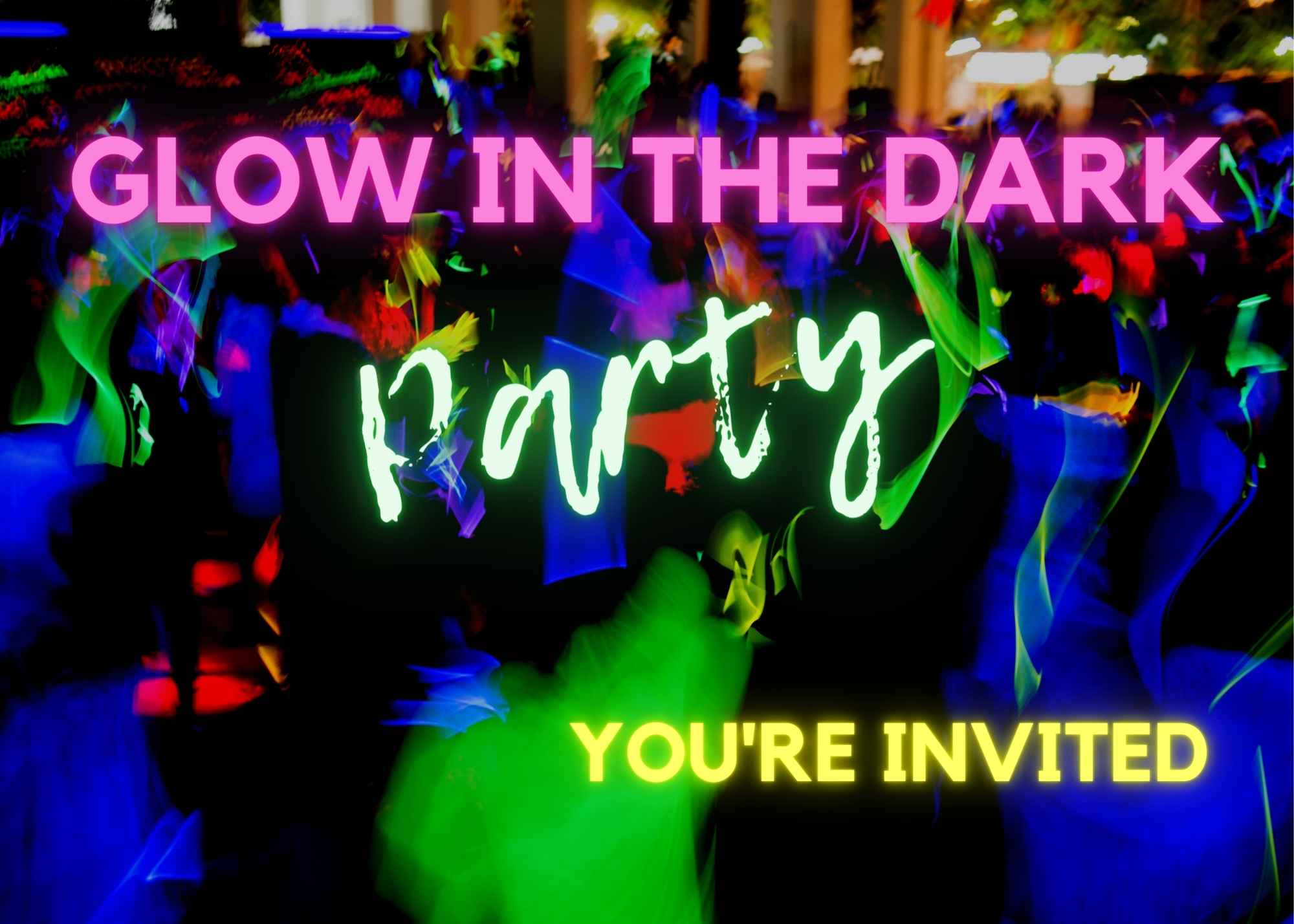 9 Unique Neon Party Invitation Ideas