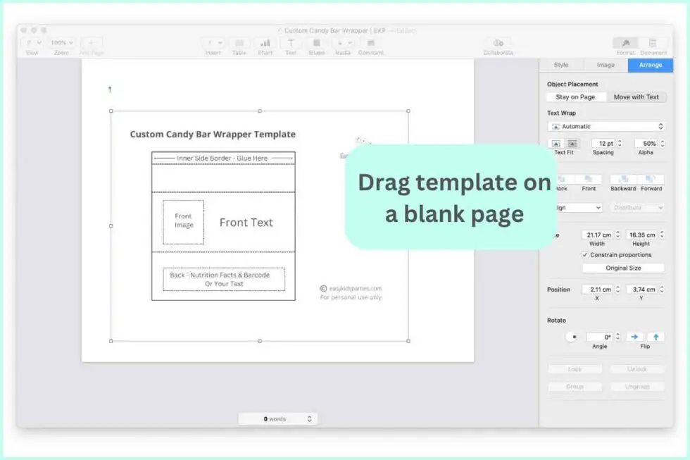 Make Custom Candy Bar Wrappers Fast | EKP
