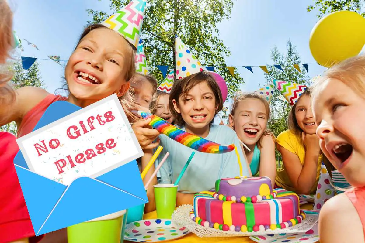  No Gifts Please Wording For A Kids Party