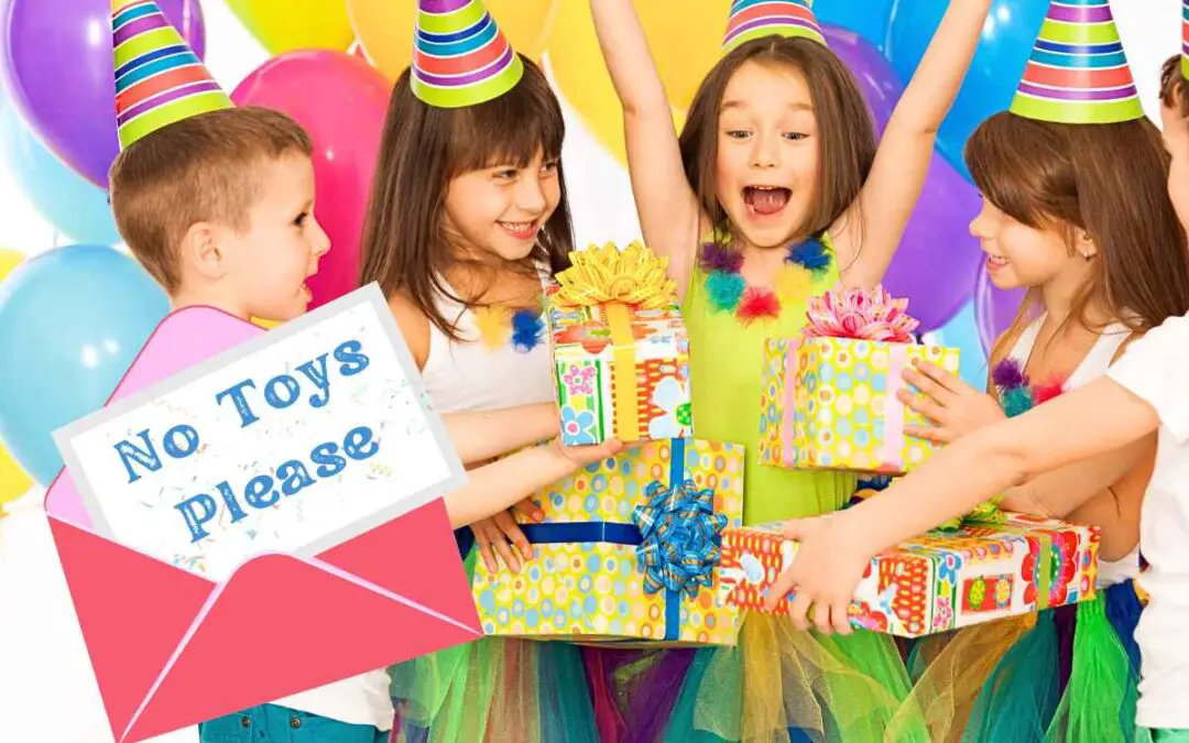 How To Say No Toys For A Birthday Party