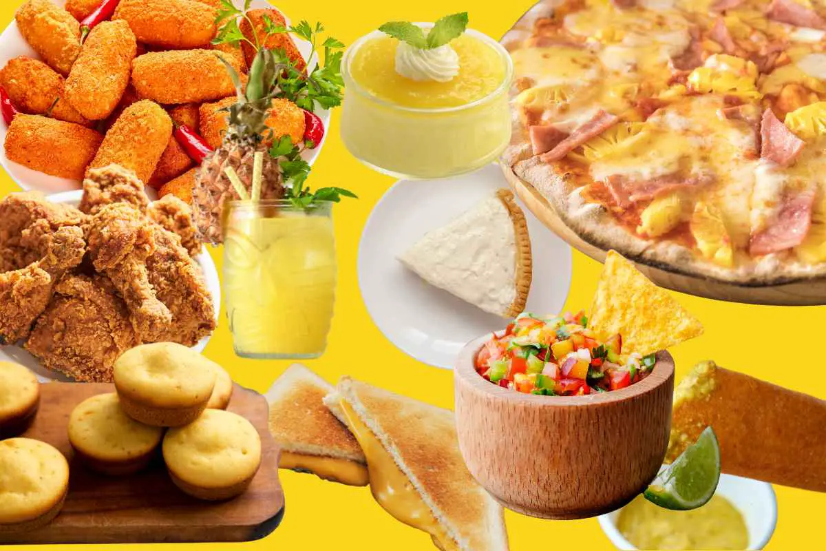 yellow-party-food, yellow-foods-for-party