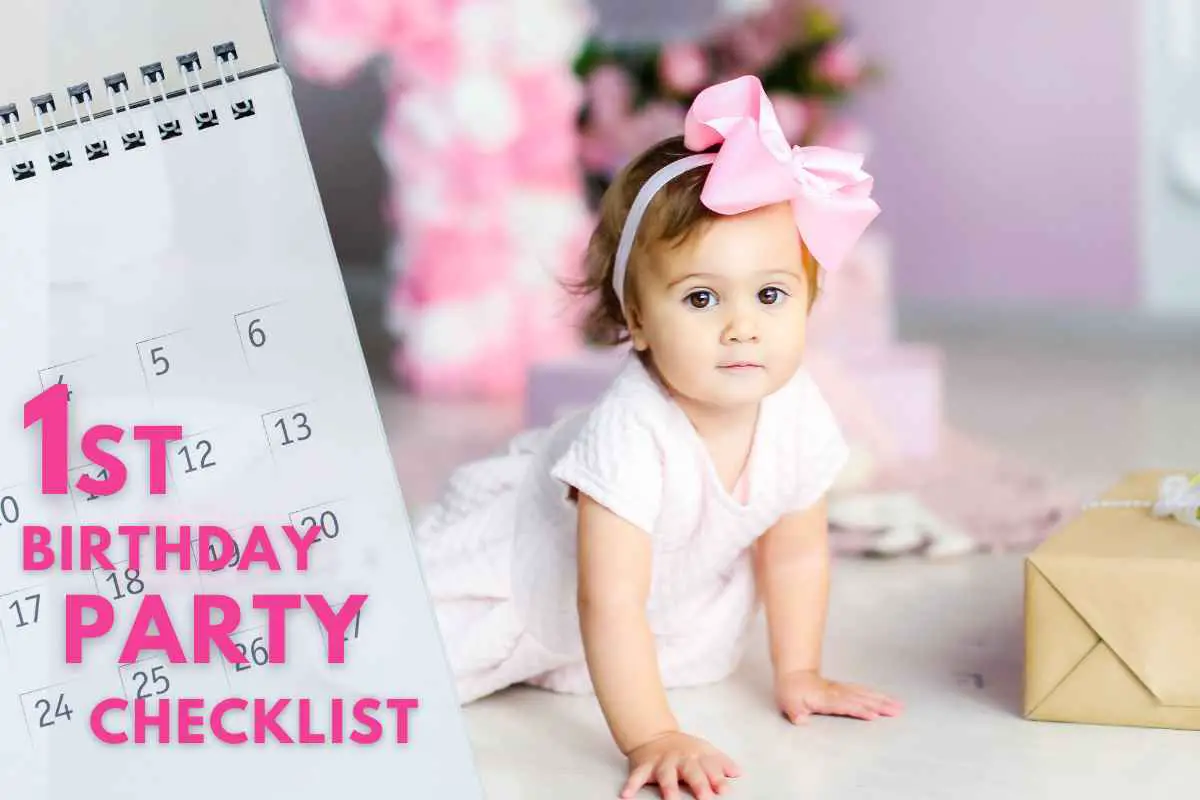 1st Birthday Party Checklist