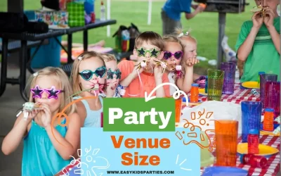 The Ideal Kids Party Venue Size: With Calculator