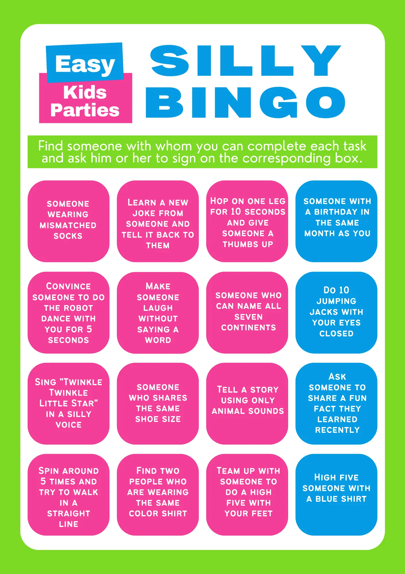 silly-bingo