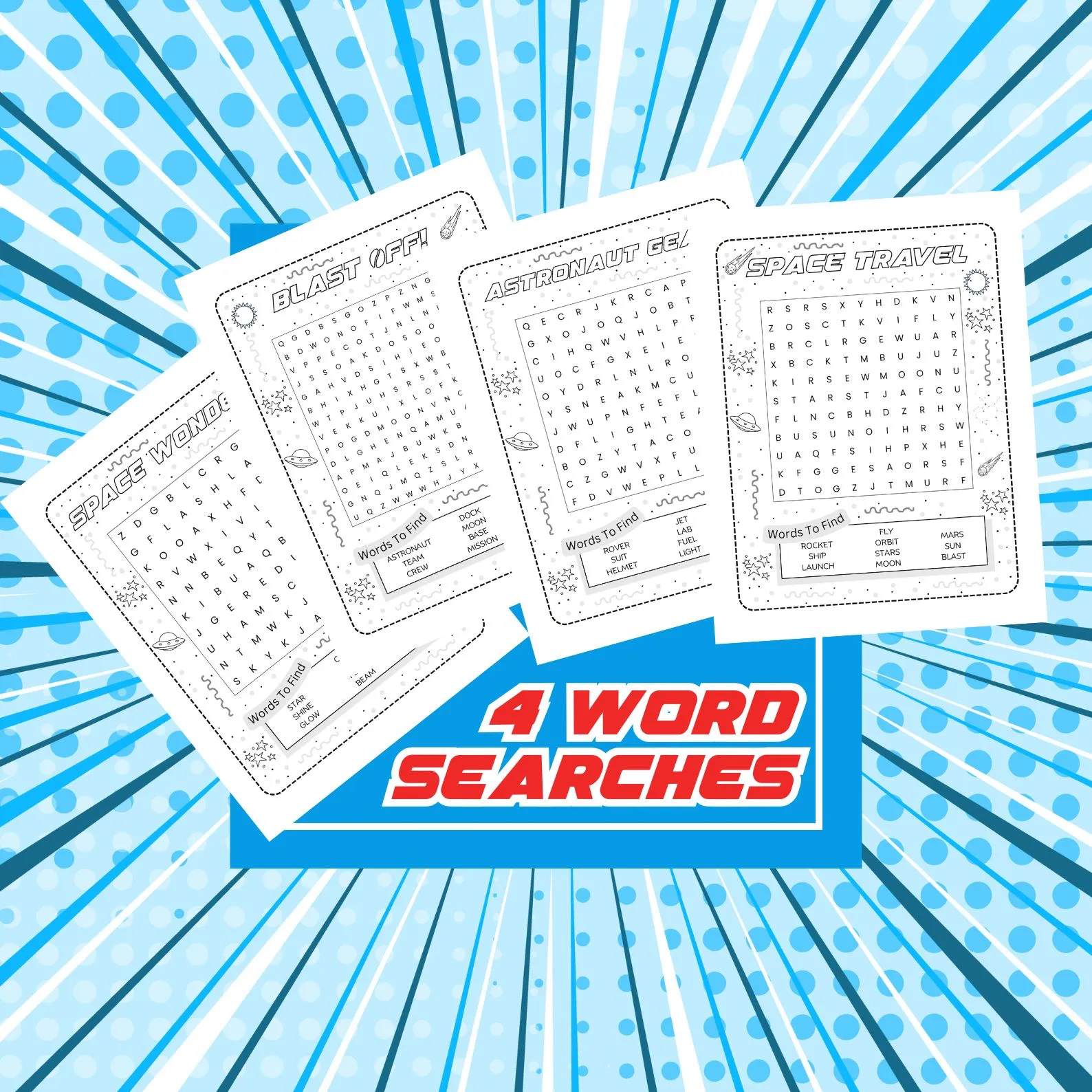 Space Party Games And Activity Pack | Easy Kids Parties space-party-games