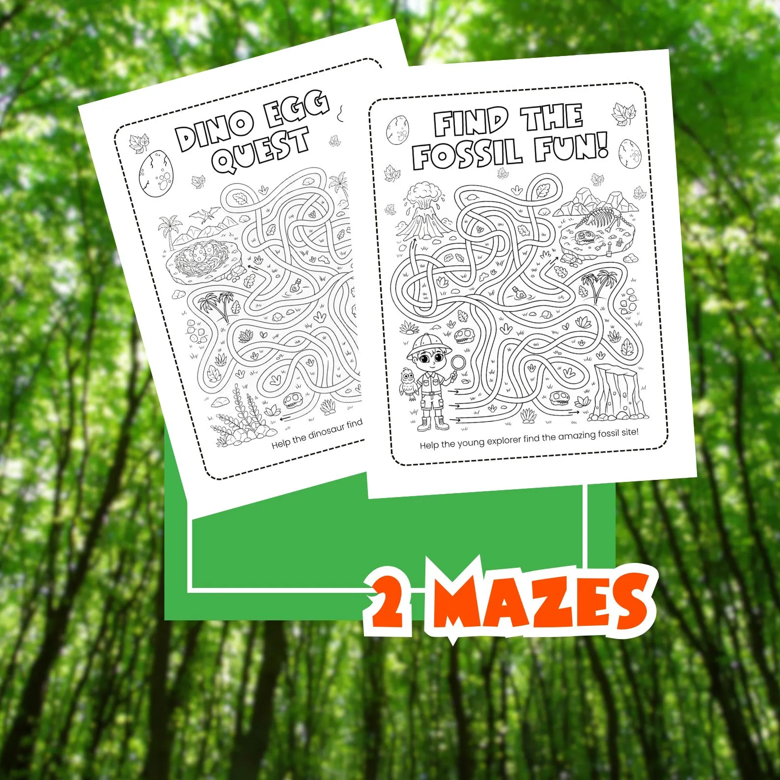 Dinosaur Party Games And Activity Pack | Easy Kids Parties Dinosaur Party Games And Activity Pack - Image 6