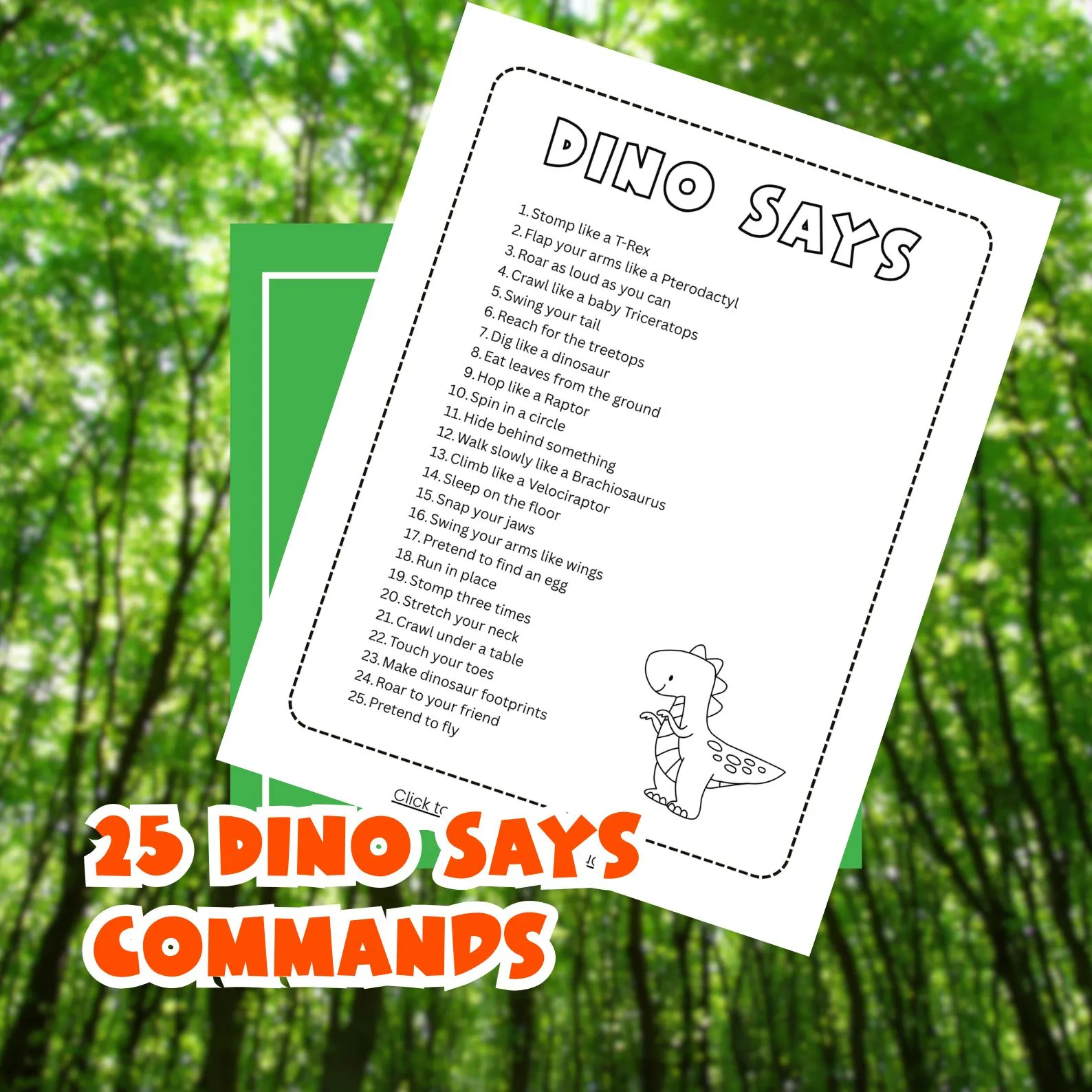 Dinosaur Party Games And Activity Pack | Easy Kids Parties Dinosaur Party Games And Activity Pack - Image 7