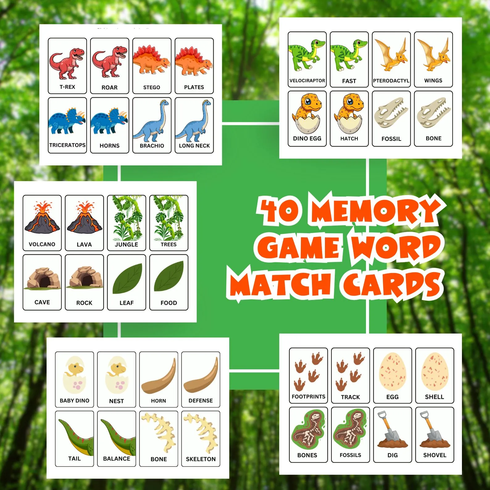 Dinosaur Party Games And Activity Pack | Easy Kids Parties Dinosaur Party Games And Activity Pack - Image 9