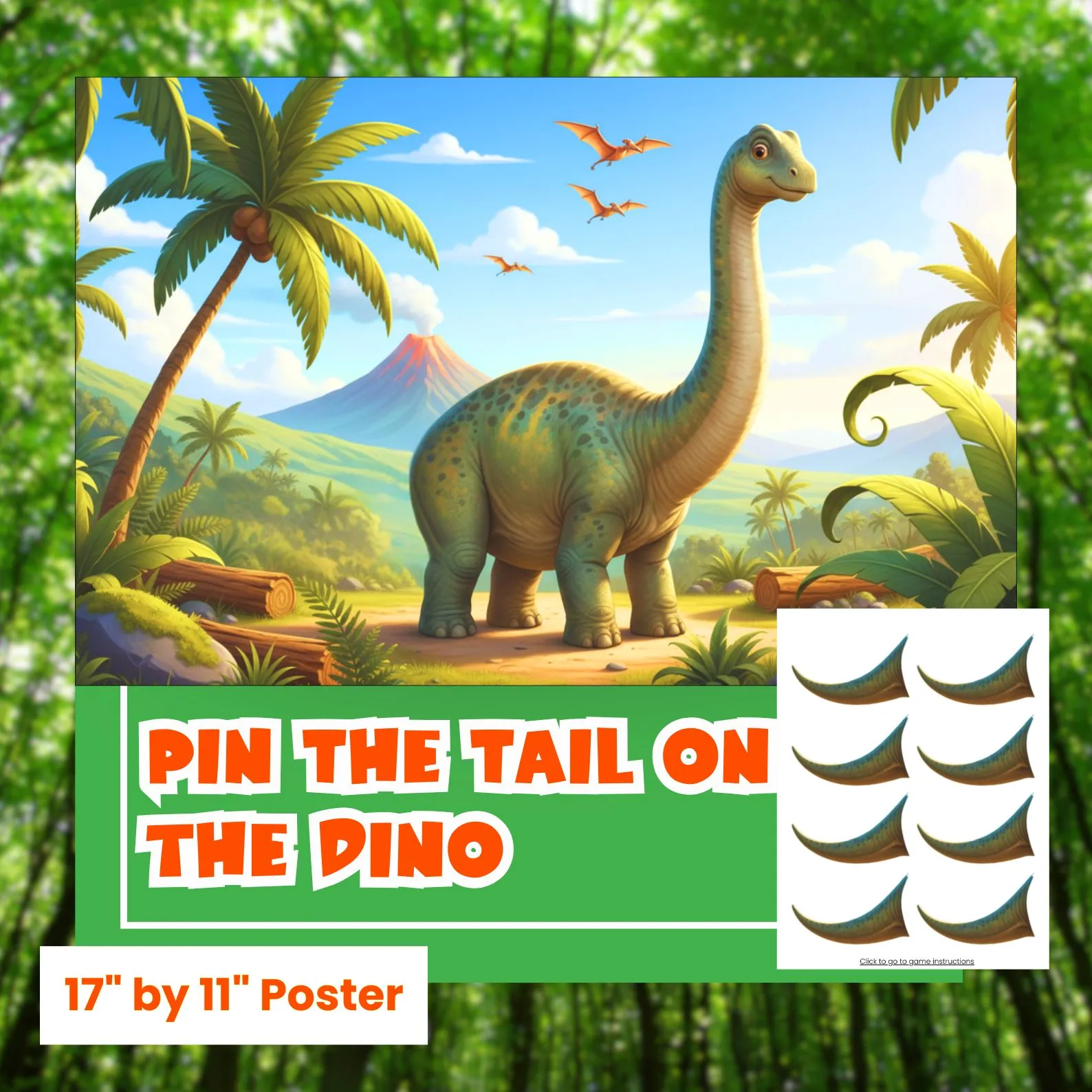 Dinosaur Party Games And Activity Pack | Easy Kids Parties Dinosaur Party Games And Activity Pack - Image 12